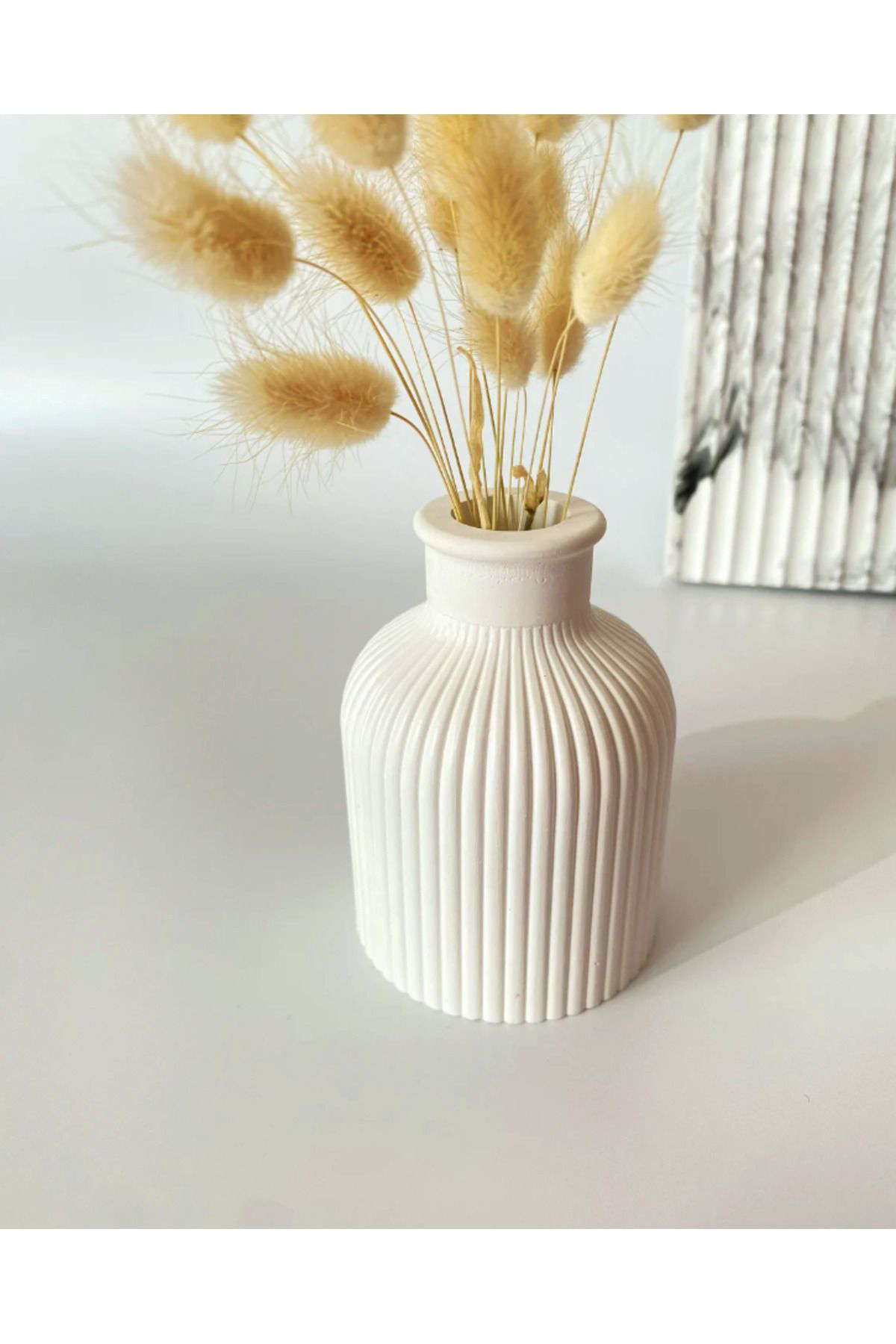 Modern El Yapımı Dekoratif Beton & Seramik Set – 4 Parça