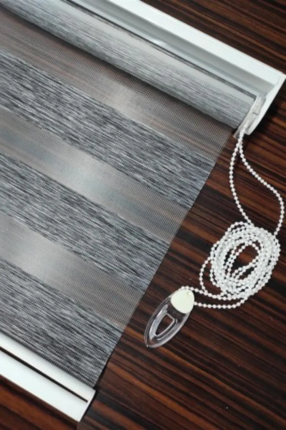 Modern Ev Ofis Bambu Zebra Stor Perde Alüminyum Kasalı Yüksek Kal