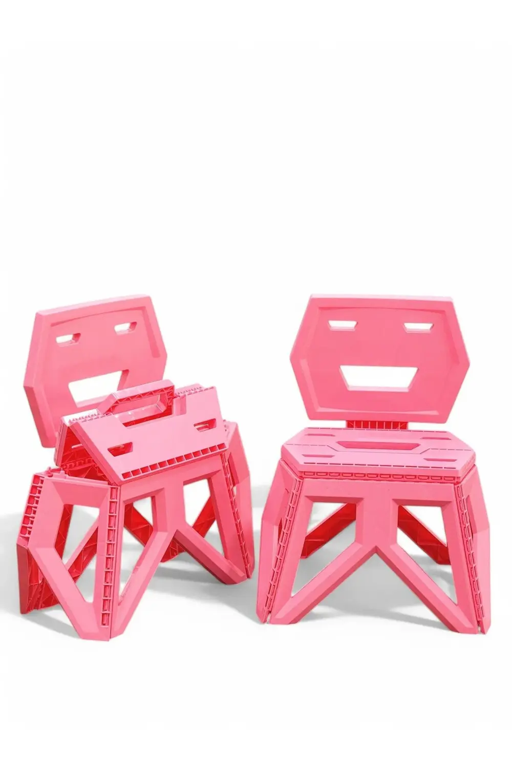 Modern Geometrik Katlanabilir Çocuk Kamp Sandalyesi, Taşınabilir,