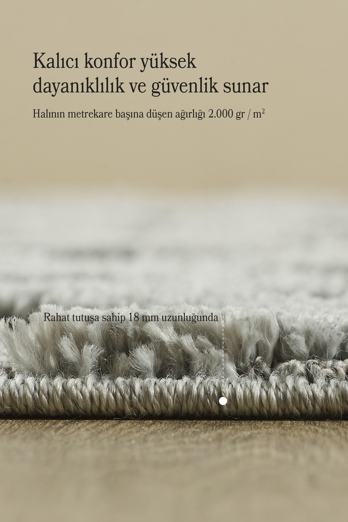 Modern Halı Gri Halı Jüt Tabanlı İskandinav Salon Oturma Odası Ha