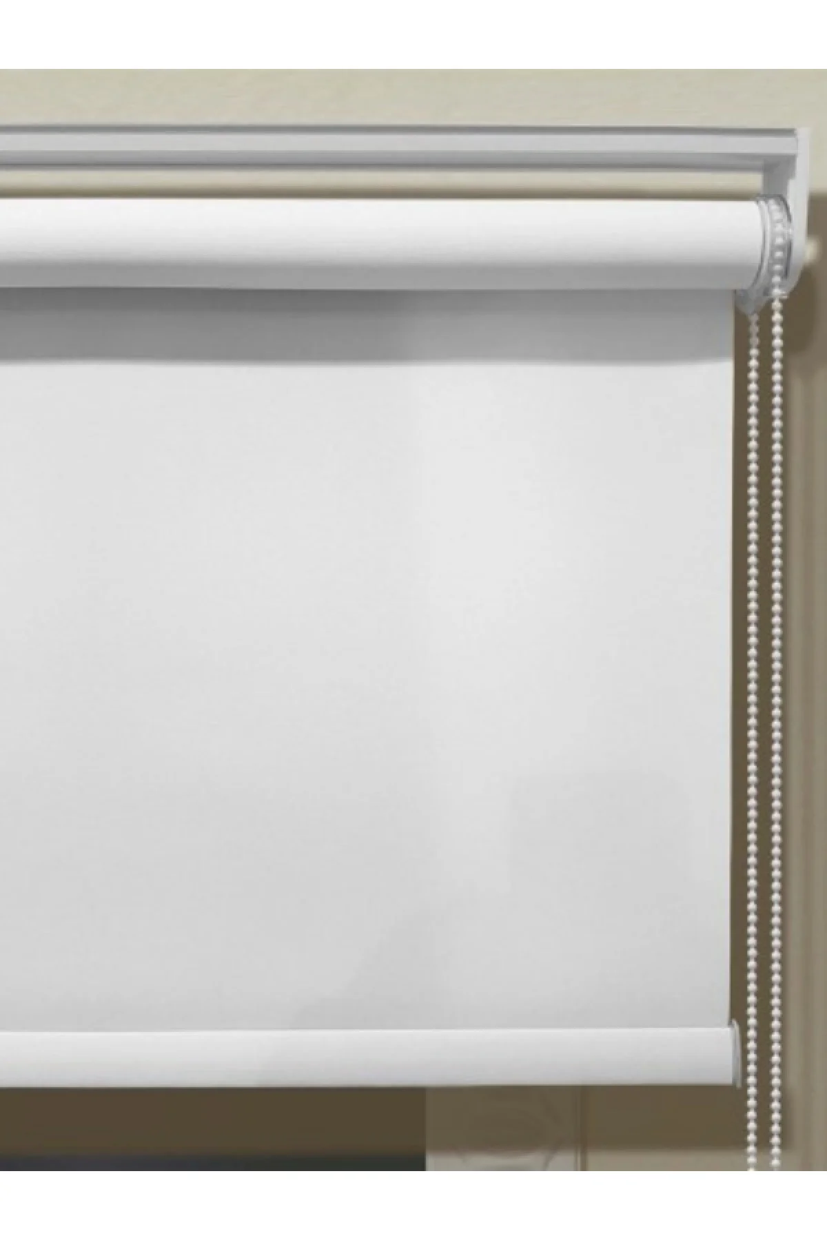 Modern Klasik Mat Stor Güneşlik Perde, Alüminyum Kasalı Yüksek Kaliteli - Beyaz P1000X/001W