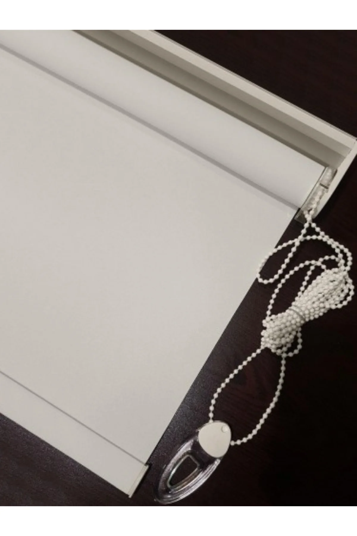 Modern Klasik Mat Stor Güneşlik Perde, Alüminyum Kasalı Yüksek Kaliteli - Krem P1010X/002W