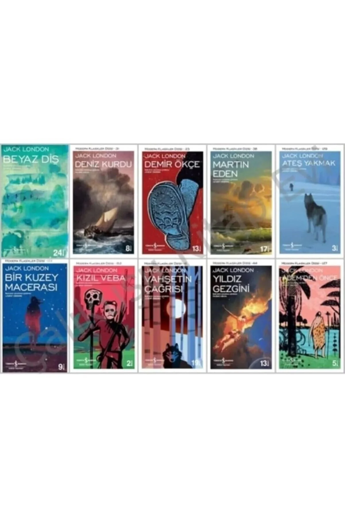 modern klasikler dizisi turkiye is babkas kultur yayinlari= (10 kitap)
