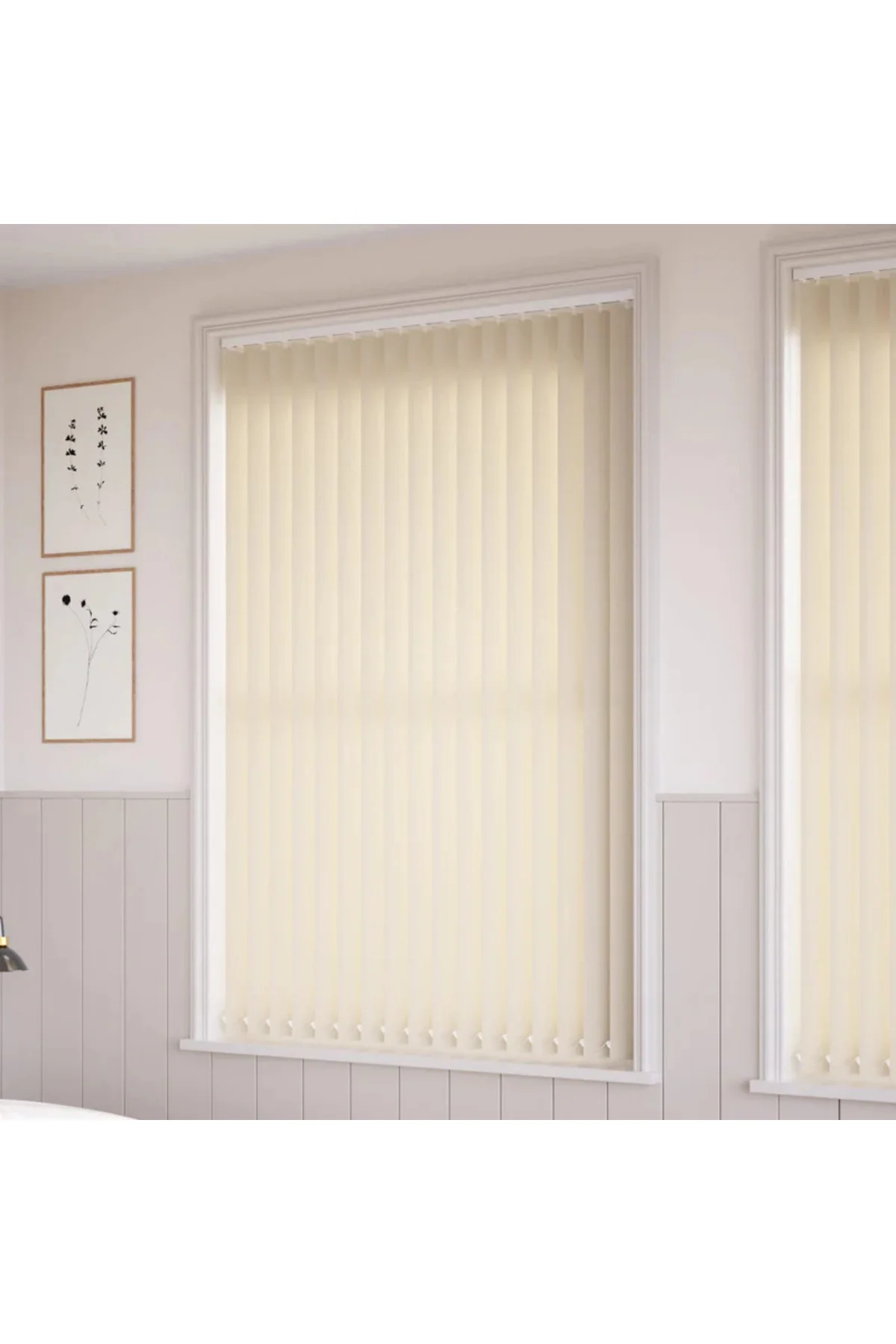 Modern Krem Dikey Jaluzi Stor Perde / Ev, İşyeri ve Ofisler İçin Karartma Dikey Stor Perde, Alüminyum Kasalı Yüksek Kaliteli - W1100/KDP Modern Krem Dikey Jaluzi Stor Perde / Ev, İşyeri ve Ofisler İçin Karartma Dikey Stor Perde, Alüminyum Kasalı Yüksek Kaliteli - W1100/KDP