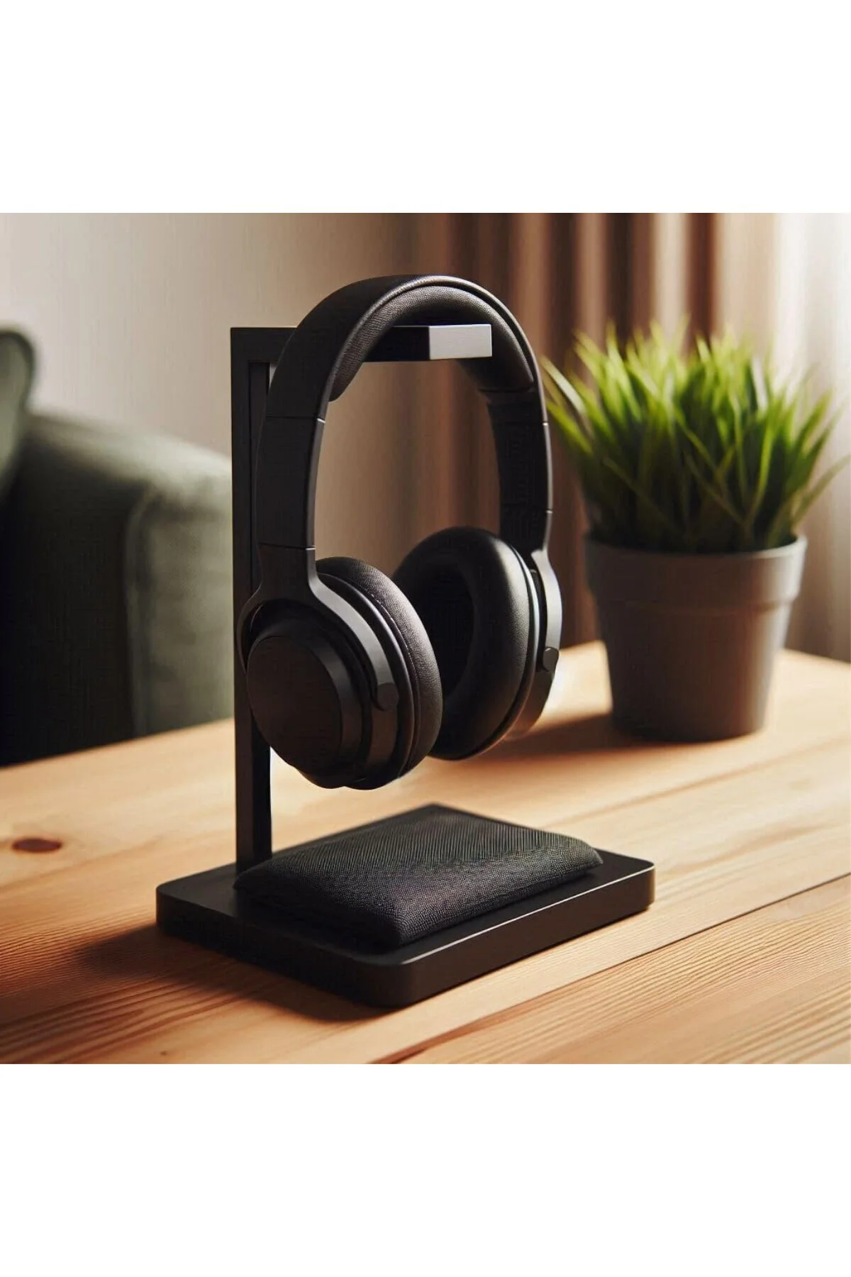 Modern Kulaklık Standı | Masaüstü 3D Baskı Kulaklık Askısı - 22 c