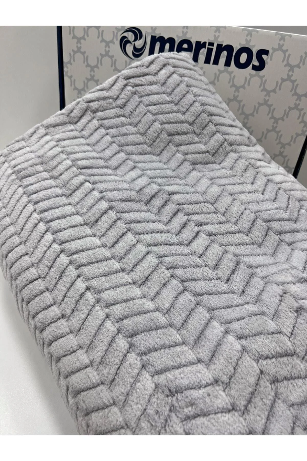 Modern Line 3 Parça Battaniye Yatak Örtüsü-a.gri