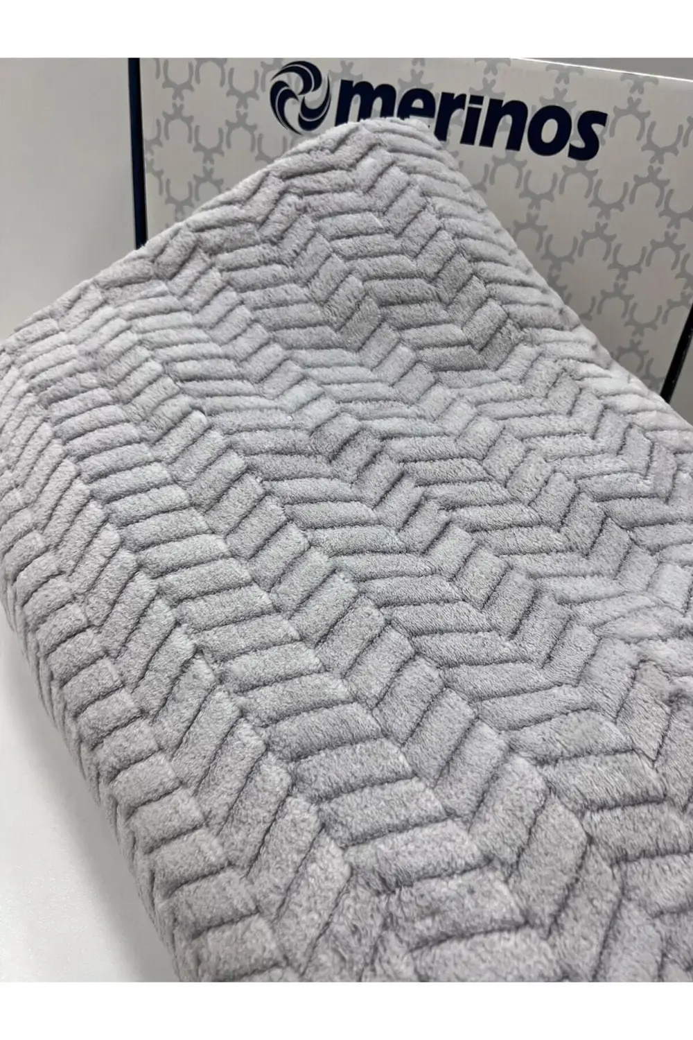 Modern Line 3 Parça Battaniye Yatak Örtüsü-a.gri