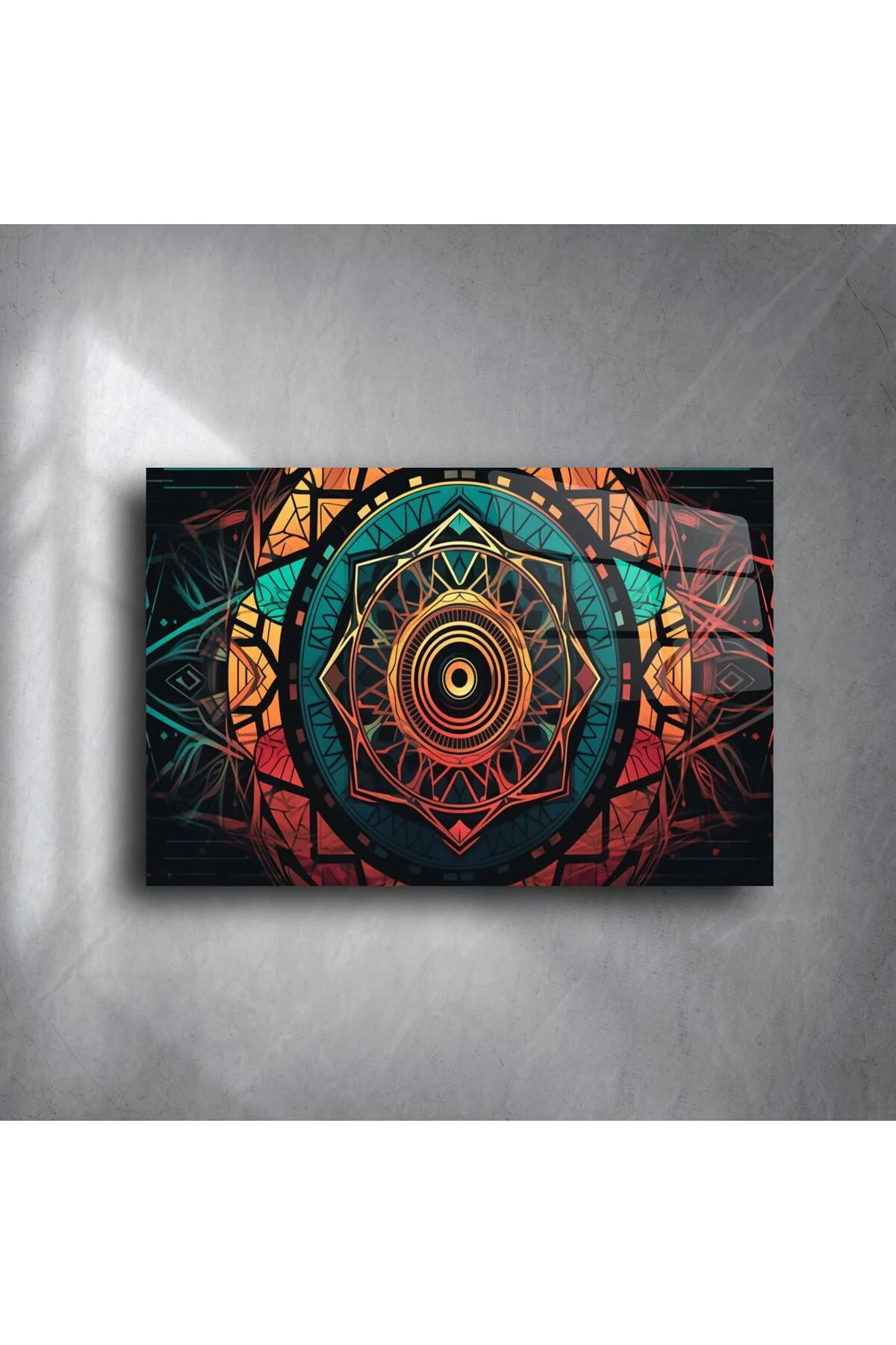 Modern Mandala Vitray Sanatı Modern Mandala Vitray Sanatı