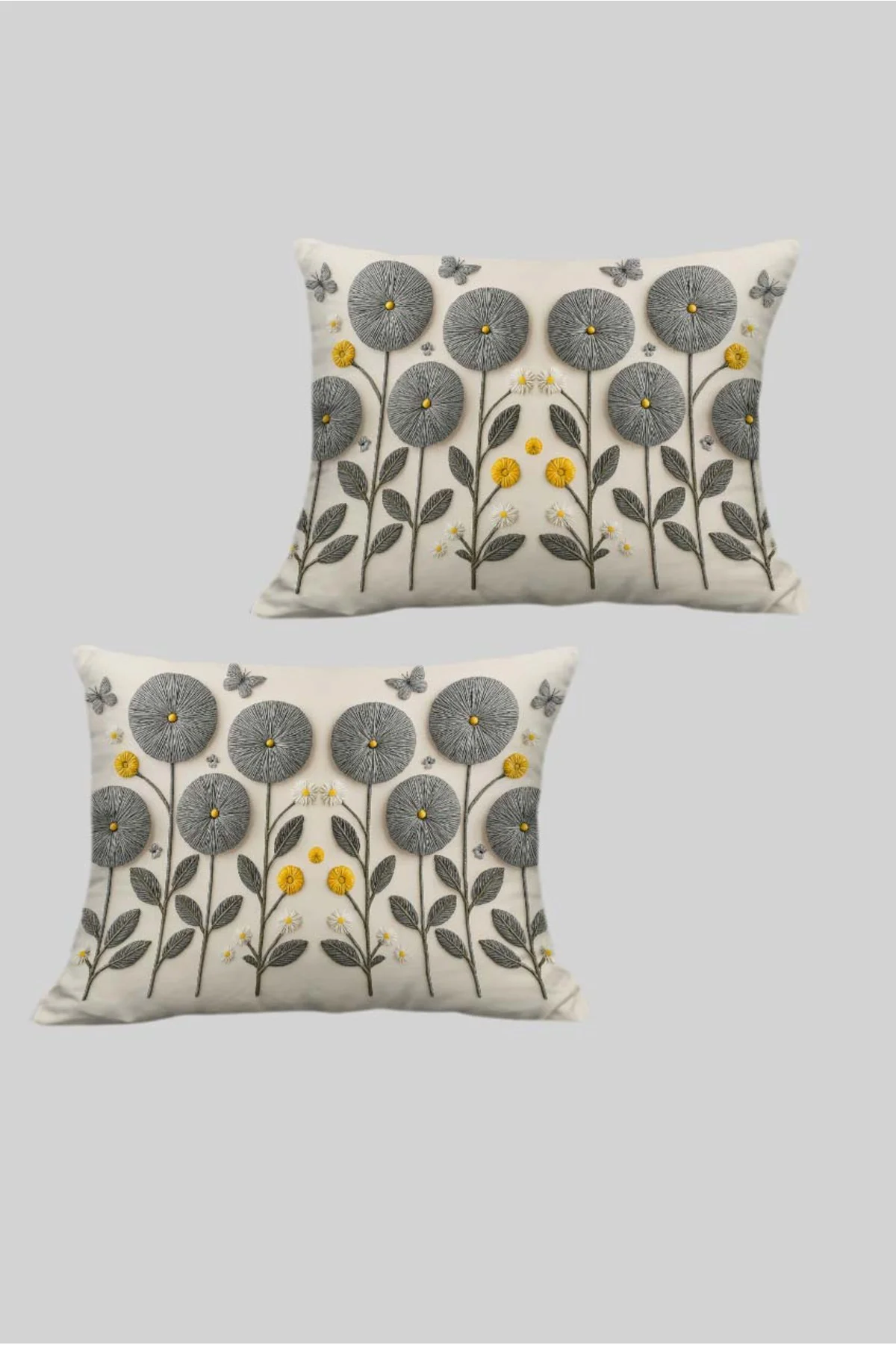 Modern Punch Çiçek Desenli Kırlent Kılıfı 2’li Set 32x52 cm Fiyatı, Yorumları ve Özellikleri