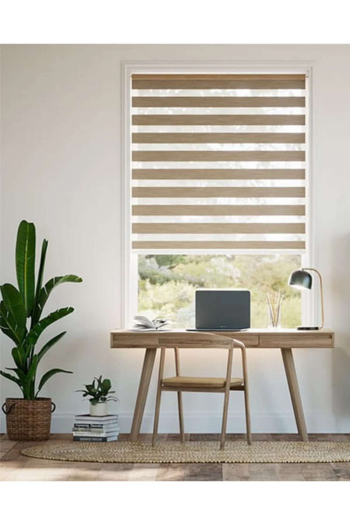 Modern Soft Bambu Kahve Zebra Stor Perde , Alüminyum Kasalı Yüksek Kaliteli - KAHVE SBKV1174/07W Modern Soft Bambu Kahve Zebra Stor Perde , Alüminyum Kasalı Yüksek Kaliteli - KAHVE SBKV1174/07W