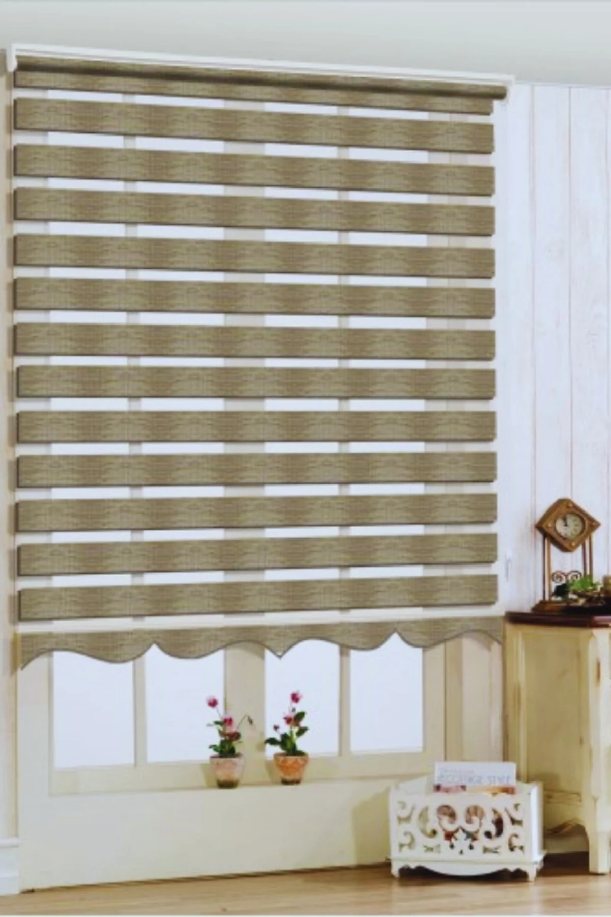 Modern Soft Bambu Kahve Zebra Stor Perde , Alüminyum Kasalı Yüksek Kaliteli - KAHVE SBKV1174/07W Modern Soft Bambu Kahve Zebra Stor Perde , Alüminyum Kasalı Yüksek Kaliteli - KAHVE SBKV1174/07W