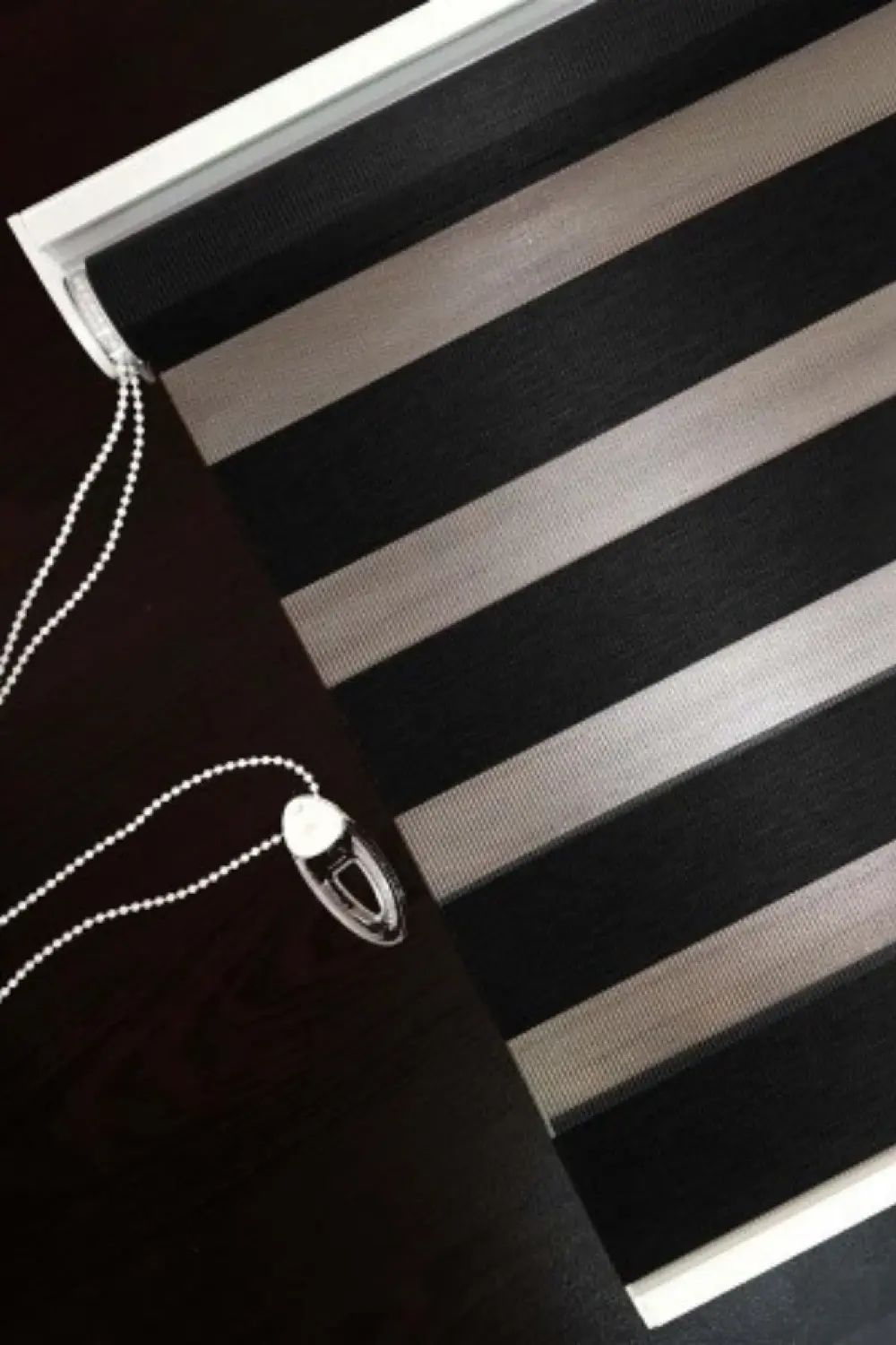 Modern Soft Bambu Zebra Perde Alüminyum Kasalı Yüksek Kaliteli -