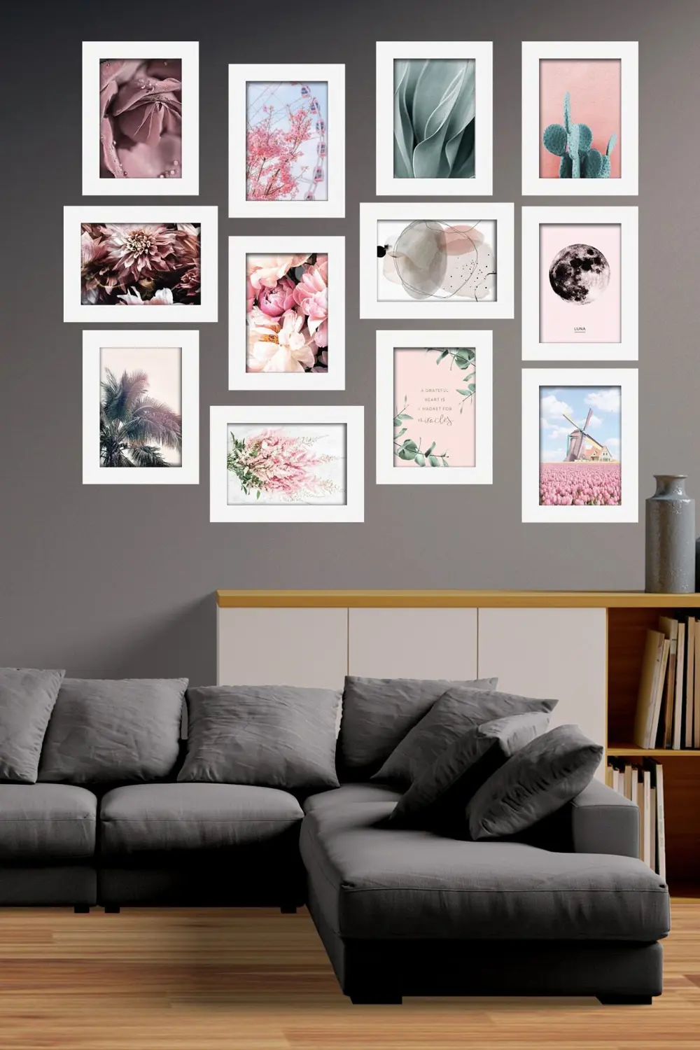 Modern Style 12 Parçalı Mdf Tablo Mck038