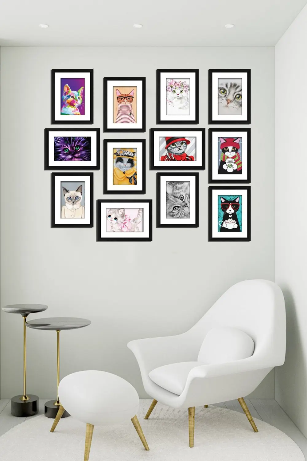 Modern Style 12 Parçalı Mdf Tablo Mck052