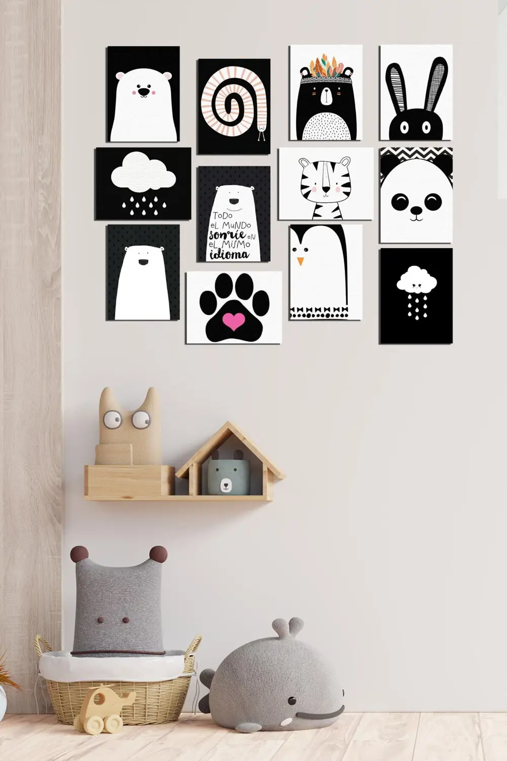 Modern Style 12 Parçalı Mdf Tablo Mck056