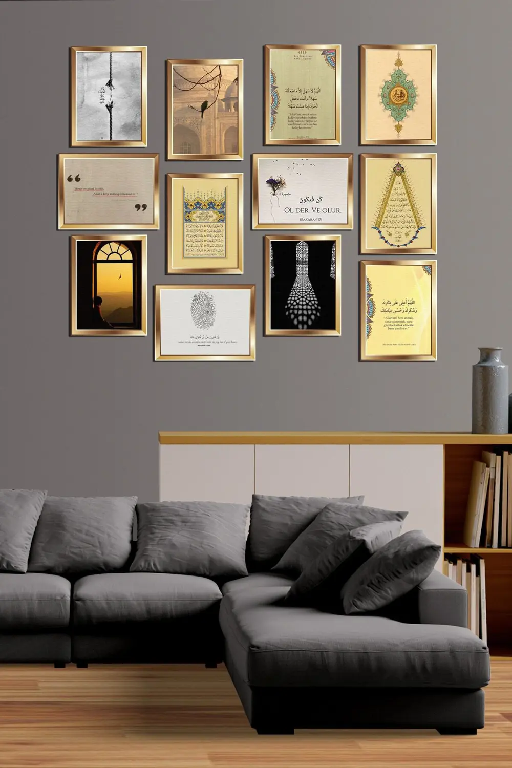 Modern Style 12 Parçalı Mdf Tablo Mck071