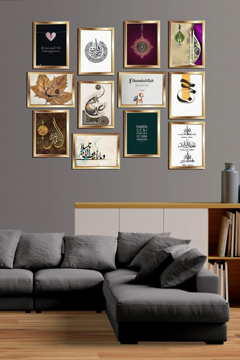 Modern Style 12 Parçalı Mdf Tablo Mck076