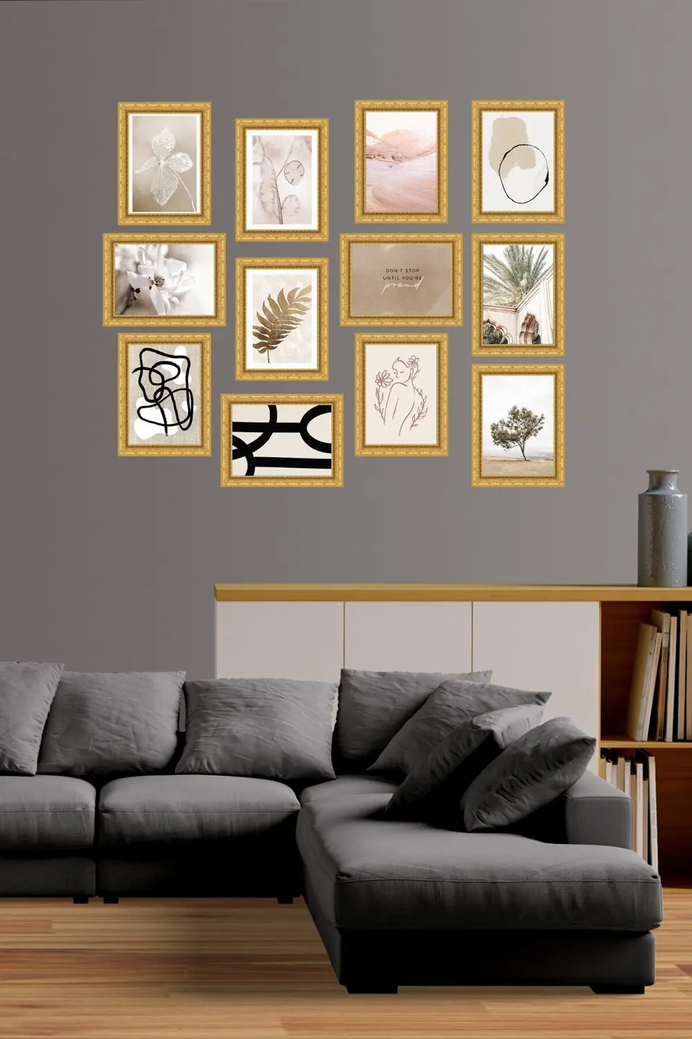 Modern Style 12 Parçalı Mdf Tablo Mck077