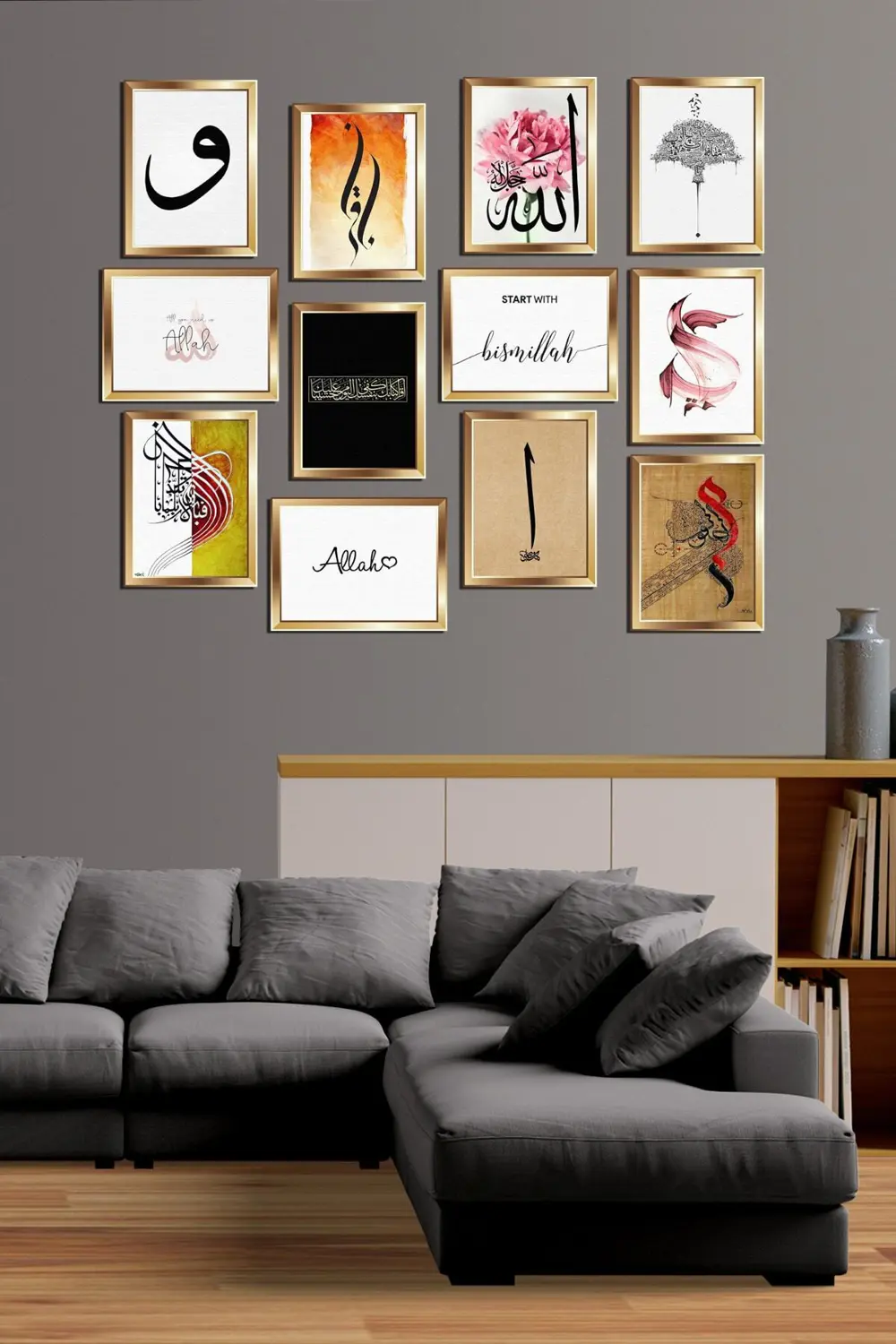 Modern Style 12 Parçalı Mdf Tablo Mck078