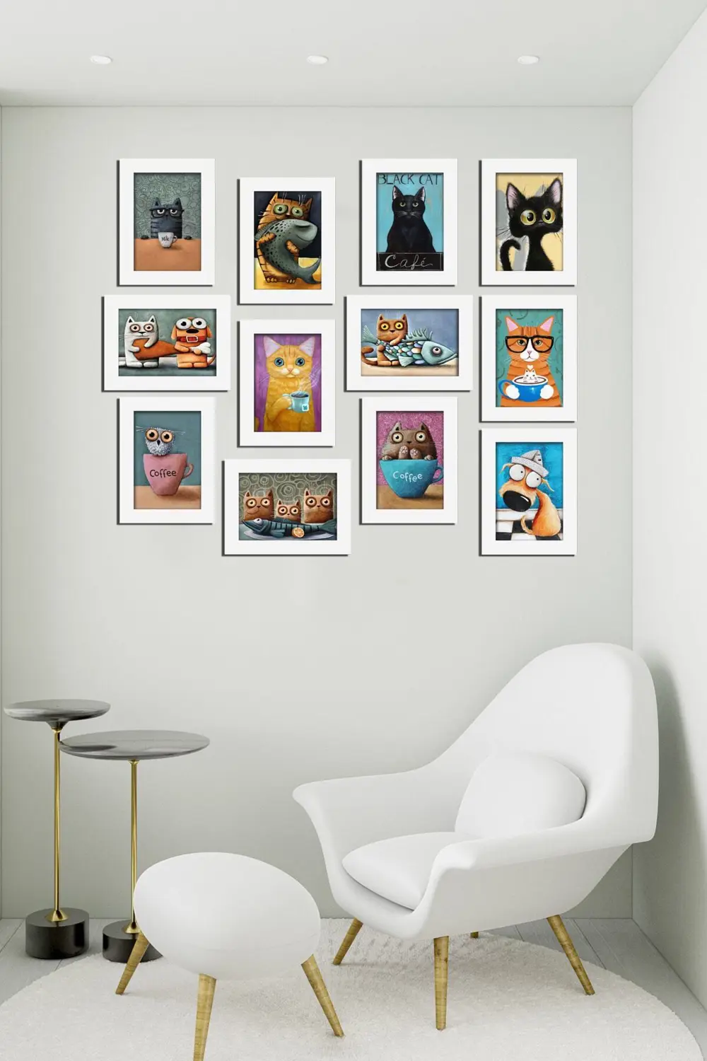 Modern Style 12 Parçalı Mdf Tablo Mck083