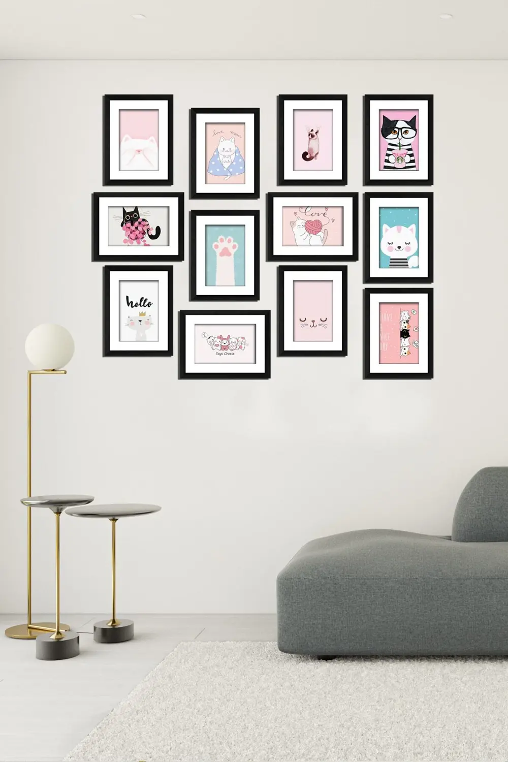 Modern Style 12 Parçalı Mdf Tablo Mck084