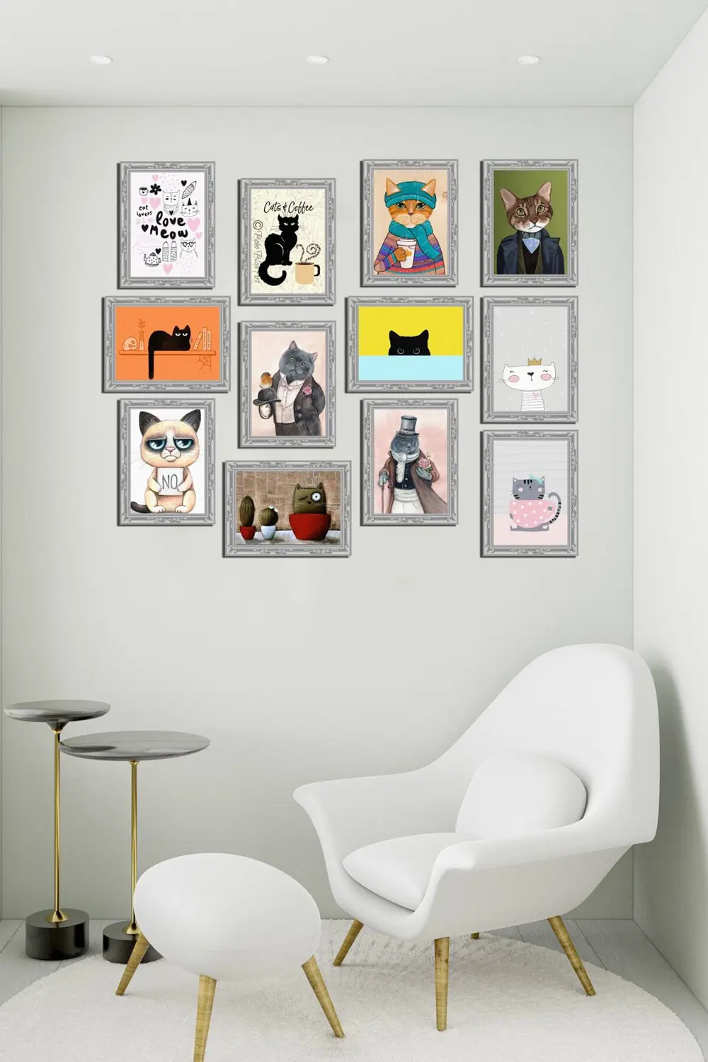 Modern Style 12 Parçalı Mdf Tablo Mck087