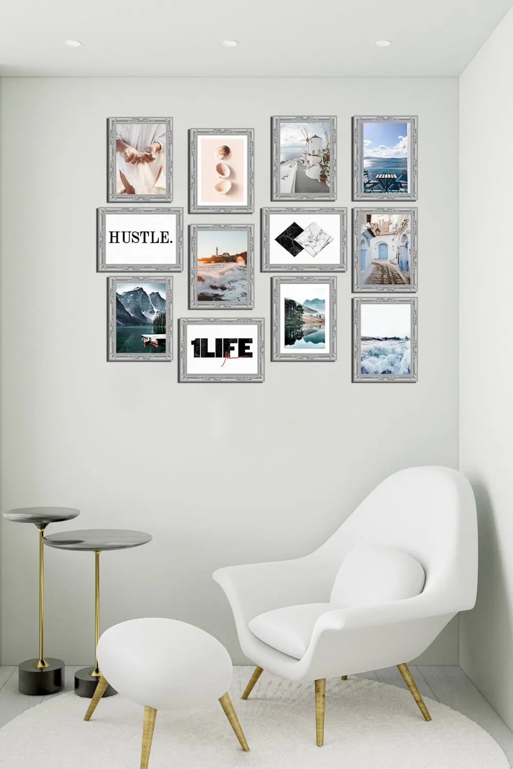 Modern Style 12 Parçalı Mdf Tablo Mck091