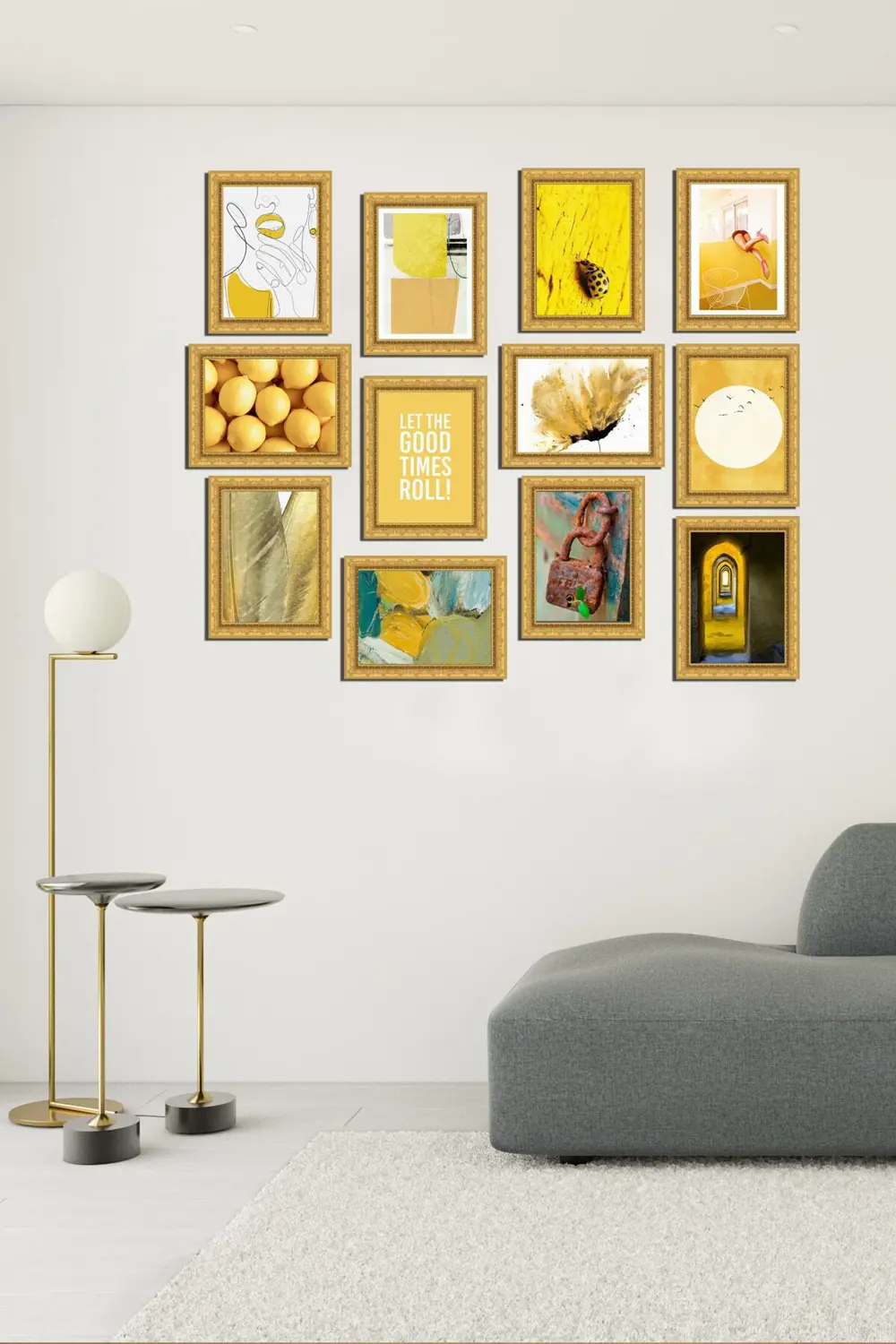 Modern Style 12 Parçalı Mdf Tablo Mck094