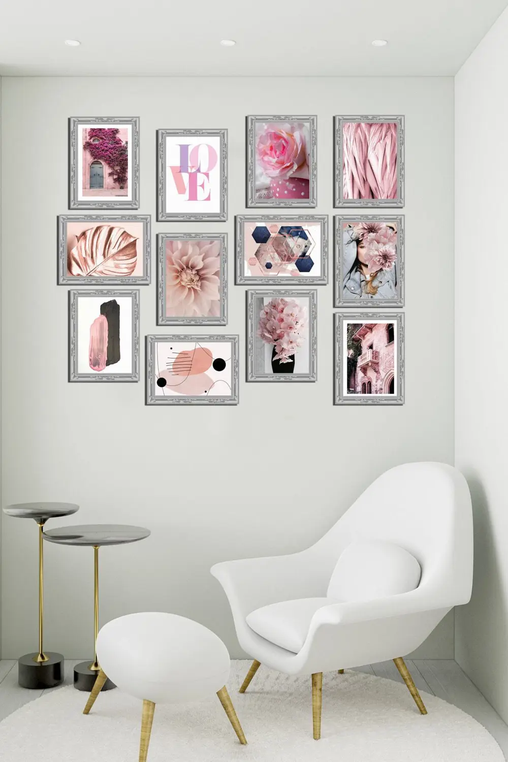 Modern Style 12 Parçalı Mdf Tablo Mck098