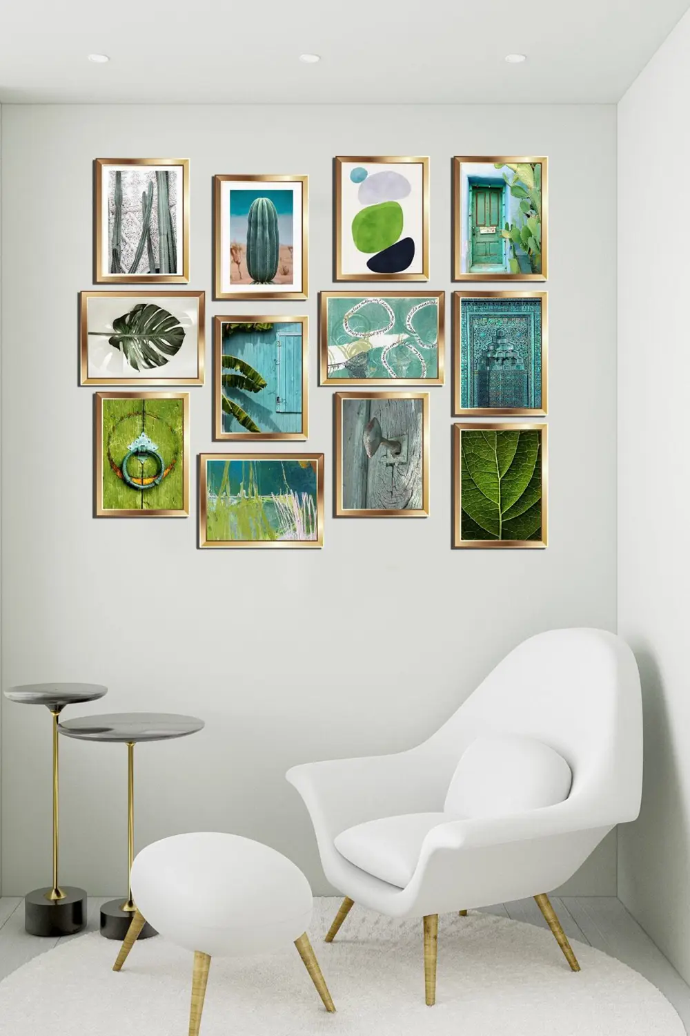 Modern Style 12 Parçalı Mdf Tablo Mck100