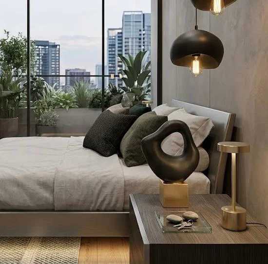 Modern Taş Biblo Soyut Dekoratif İskandinav Tarzı Biblo – Siyah Modern Taş Biblo Soyut Dekoratif İskandinav Tarzı Biblo – Siyah