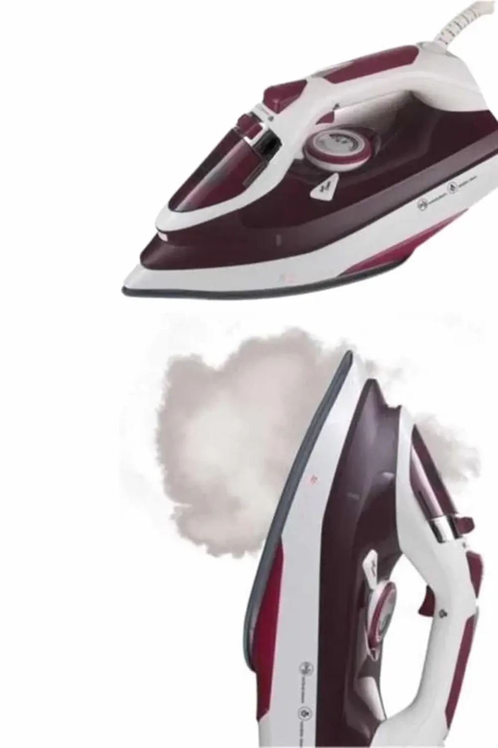 Modern Tasarım 2200W Dayanıklı Buharlı Seramik Kaplama Ütü