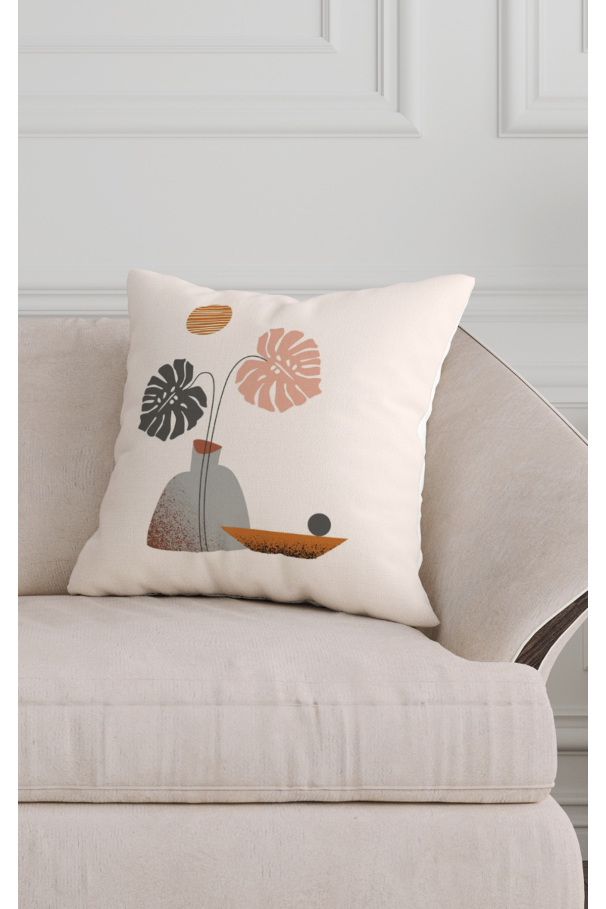 Modern Tasarım 3d Dijital Baskılı 4lü Kırlent Kılıfı