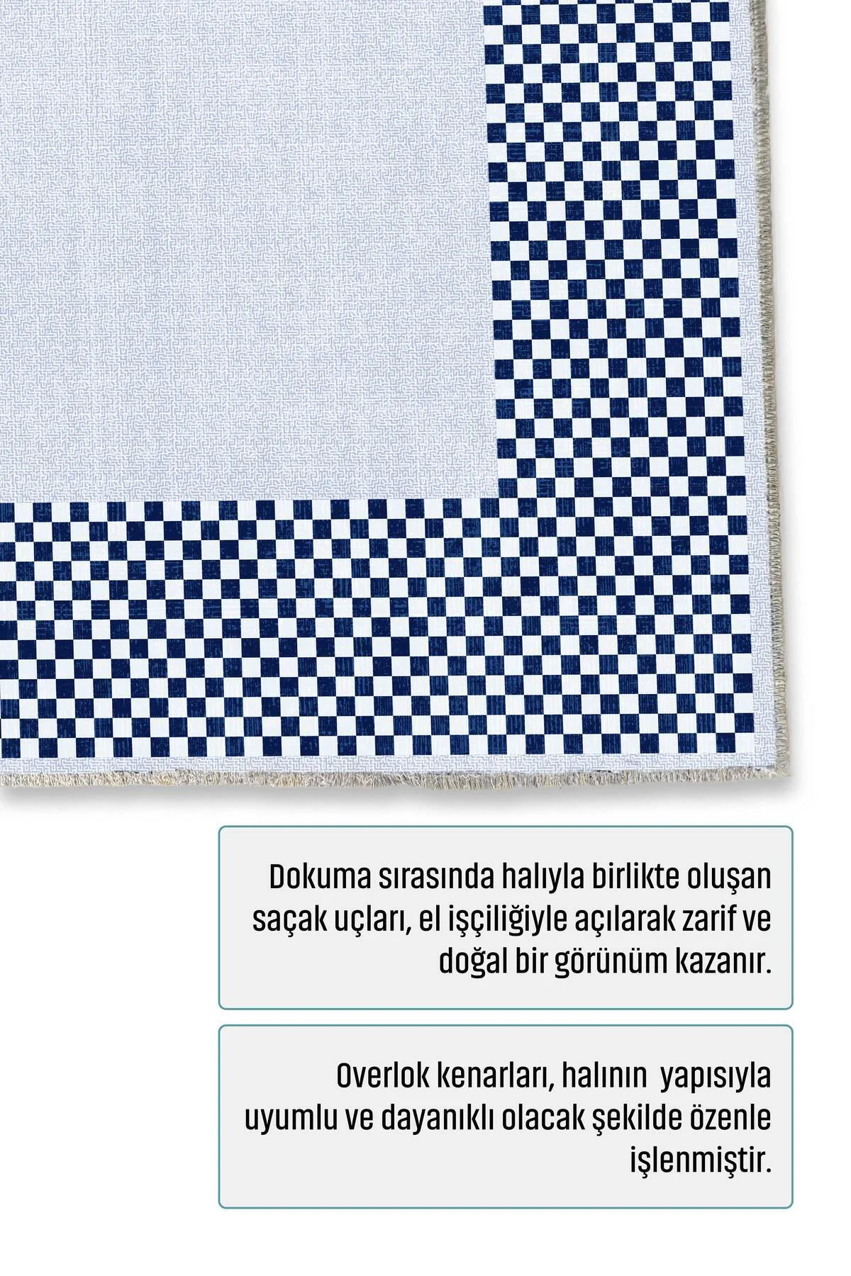 Modern Tasarım Mavi Lacivert Çerçeveli Şönil Halı Kilim Yolluk Kaymaz Yıkanabilir Modern Tasarım Mavi Lacivert Çerçeveli Şönil Halı Kilim Yolluk Kaymaz Yıkanabilir