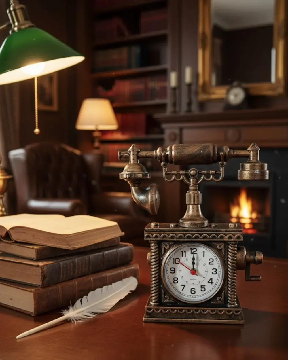 Modern Tasarımlı Çalar Saat Dekoratif ve İşlevsel Masa Saati