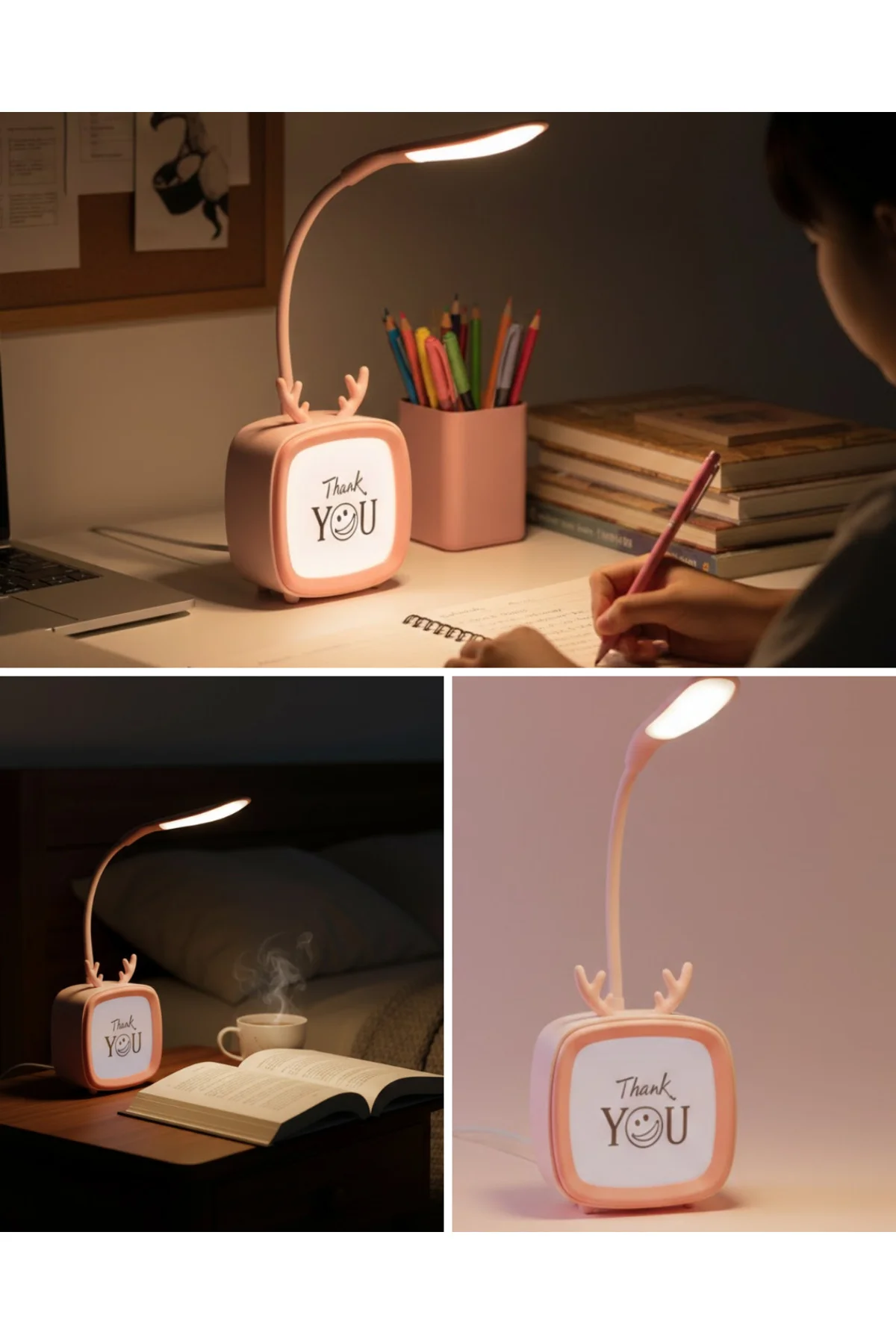 Modern Tasarımlı Şarj Edilebilir LED Gece Lambası