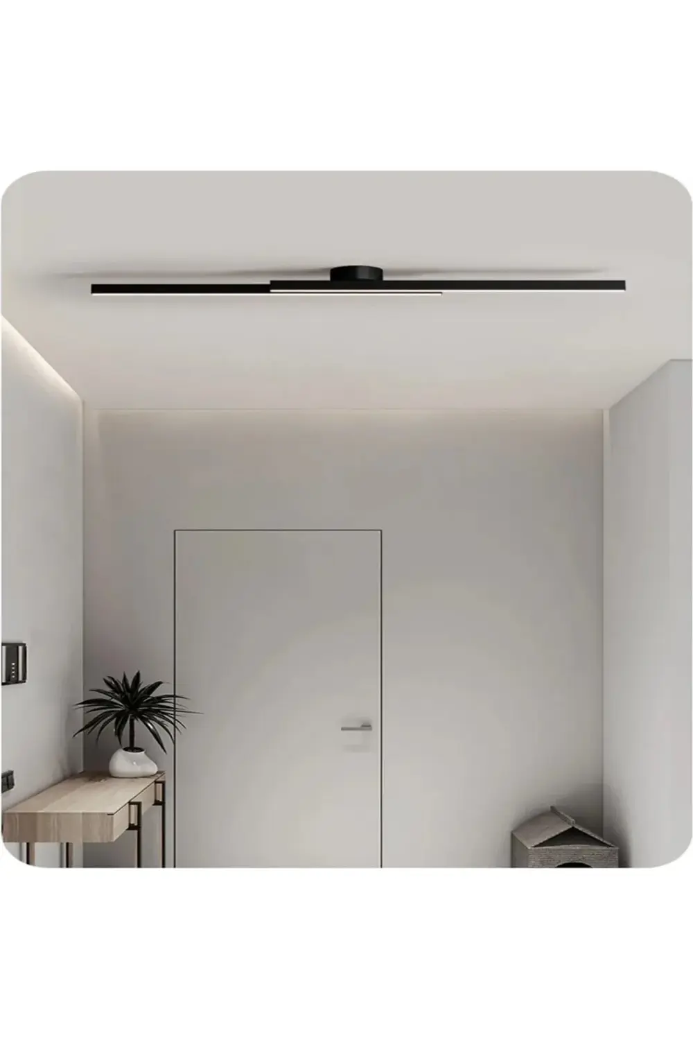 Modern Tavan Aydınlatması Çubuk Led Siyah Günışığı Lineer Avize A Modern Tavan Aydınlatması Çubuk Led Siyah Günışığı Lineer Avize A