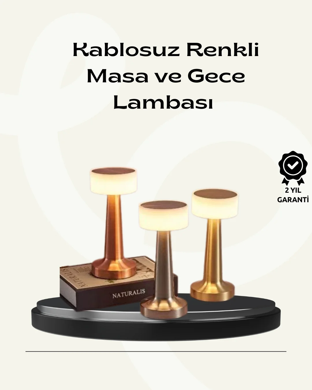 Modern USB'li Kablosuz Masa Lambası – Minimalist Tasarım, 3 Farklı Parlaklık Modern USB'li Kablosuz Masa Lambası – Minimalist Tasarım, 3 Farklı Parlaklık