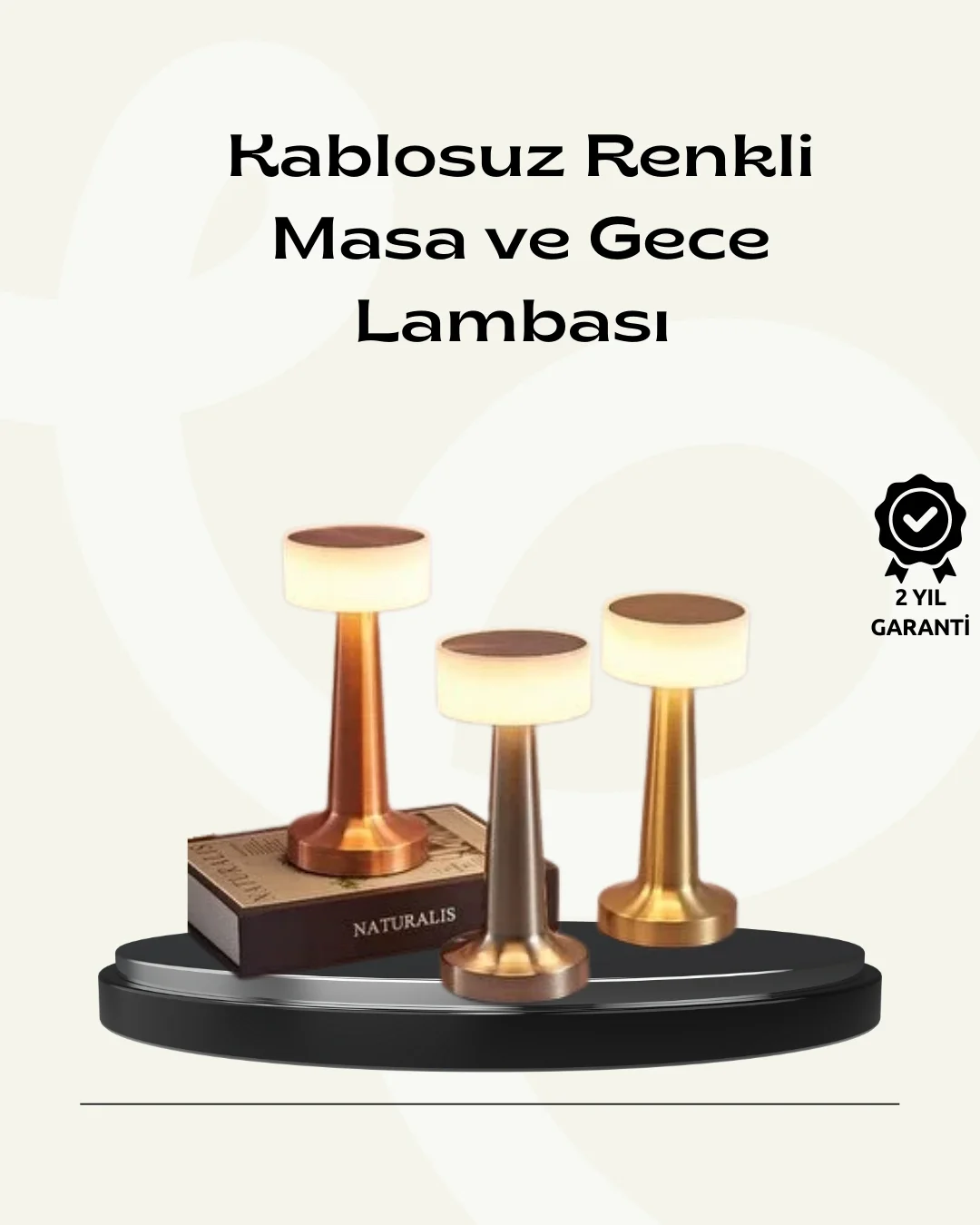 Modern USB'li Kablosuz Masa Lambası – Minimalist Tasarım, 3 Farklı Parlaklık Fiyatı, Yorumları ve Özellikleri