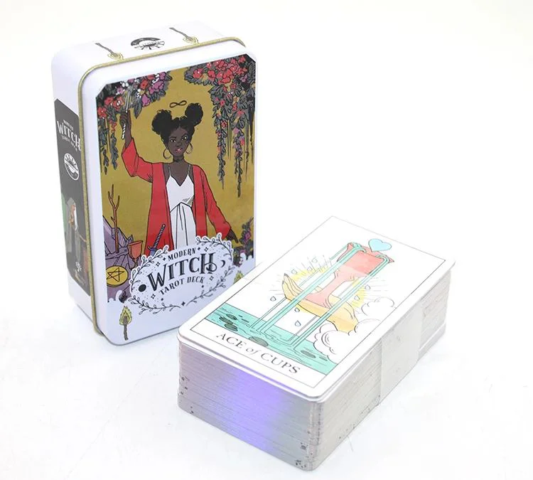 Modern Witch Metal Kutulu Tarot Kartı Alk2769 - Şık ve Dayanıklı Tarot Seti
