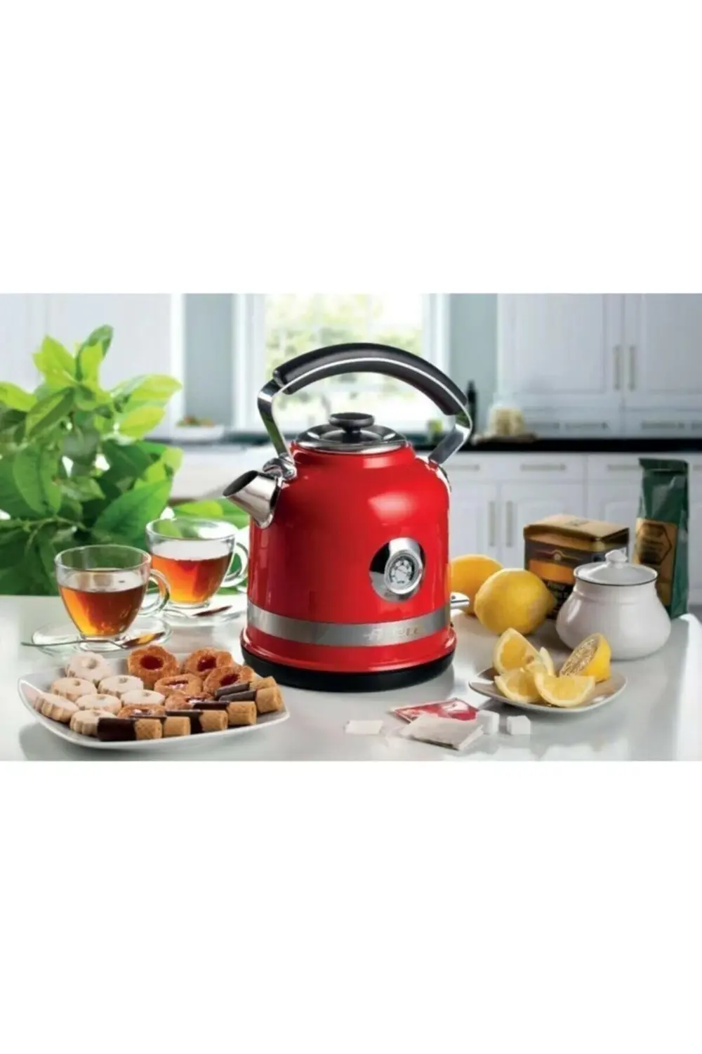 Ariete Moderna 2854 Çelik Kettle Kırmızı