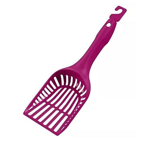 Moderna Plastik Elekli Kedi Kumu Küreği Fuşya 27 cm