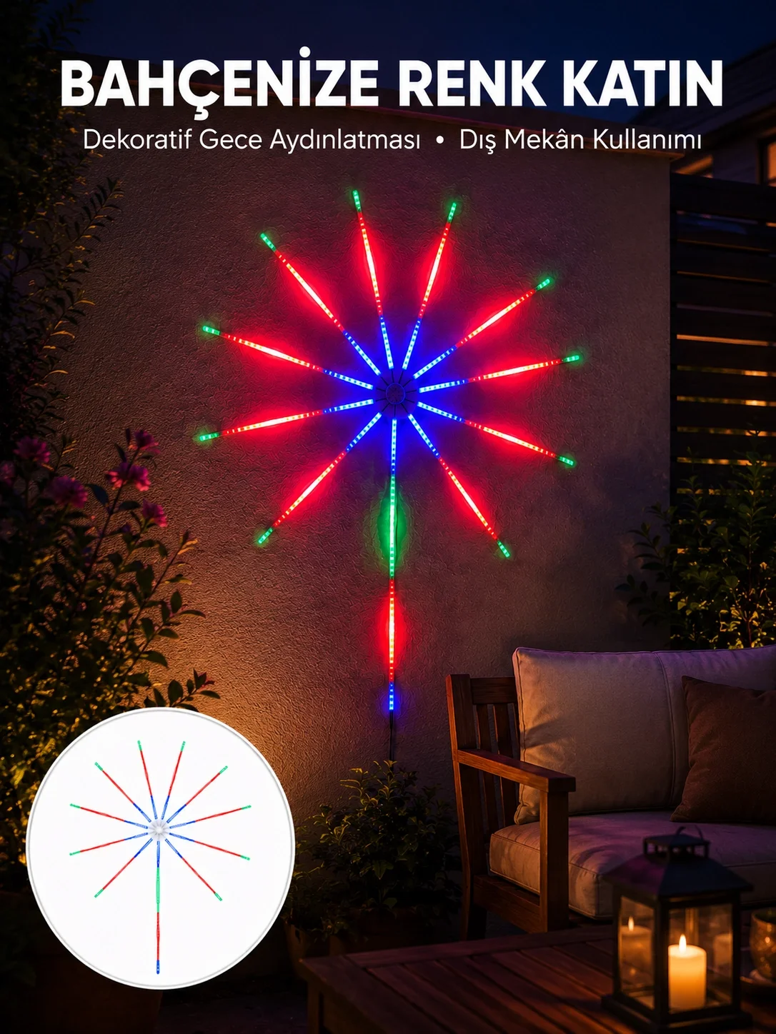 Modüler RGB LED Duvar Işığı  Efektli Uzaktan Kumandalı Yeni Nesil Fiyatı, Yorumları ve Özellikleri