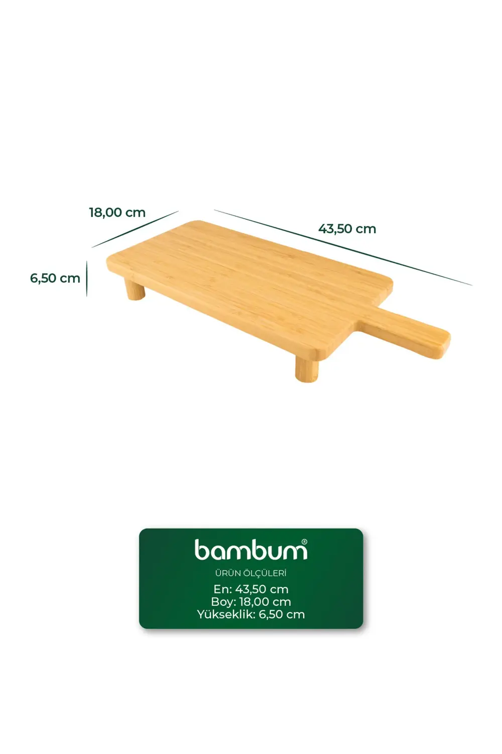 Mogni Ayaklı Sunum Tepsisi Büyük