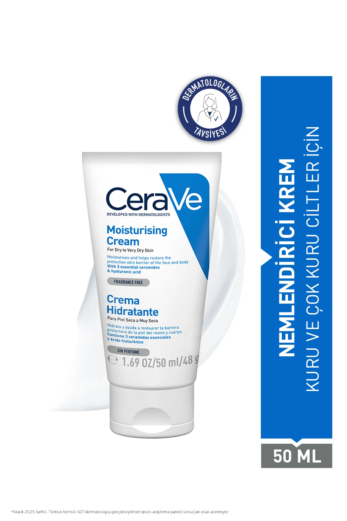 Moisturising Cream Kuru ve Çok Kuru Ciltler İçin Nemlendirici Krem 50 ml