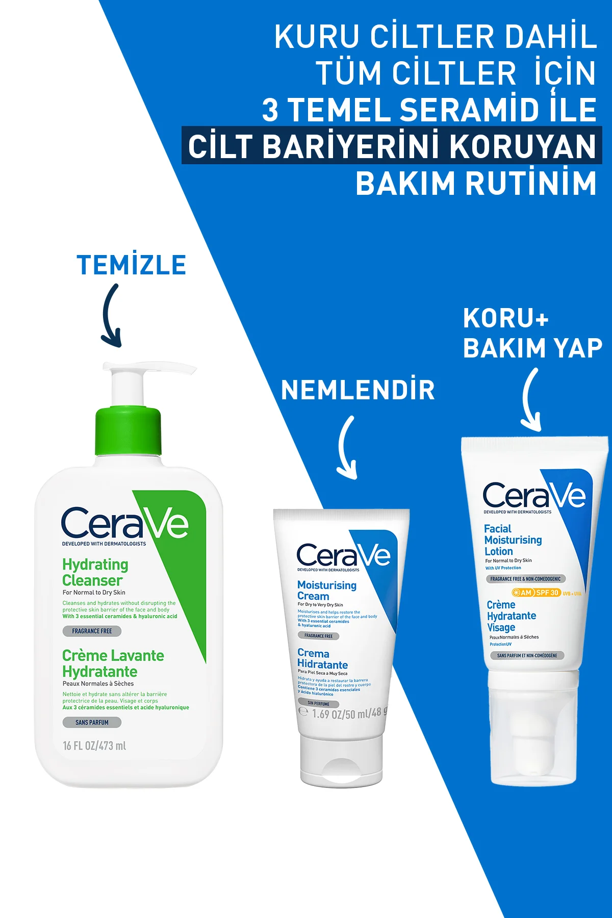 Moisturising Cream Kuru ve Çok Kuru Ciltler İçin Nemlendirici Krem 50 ml