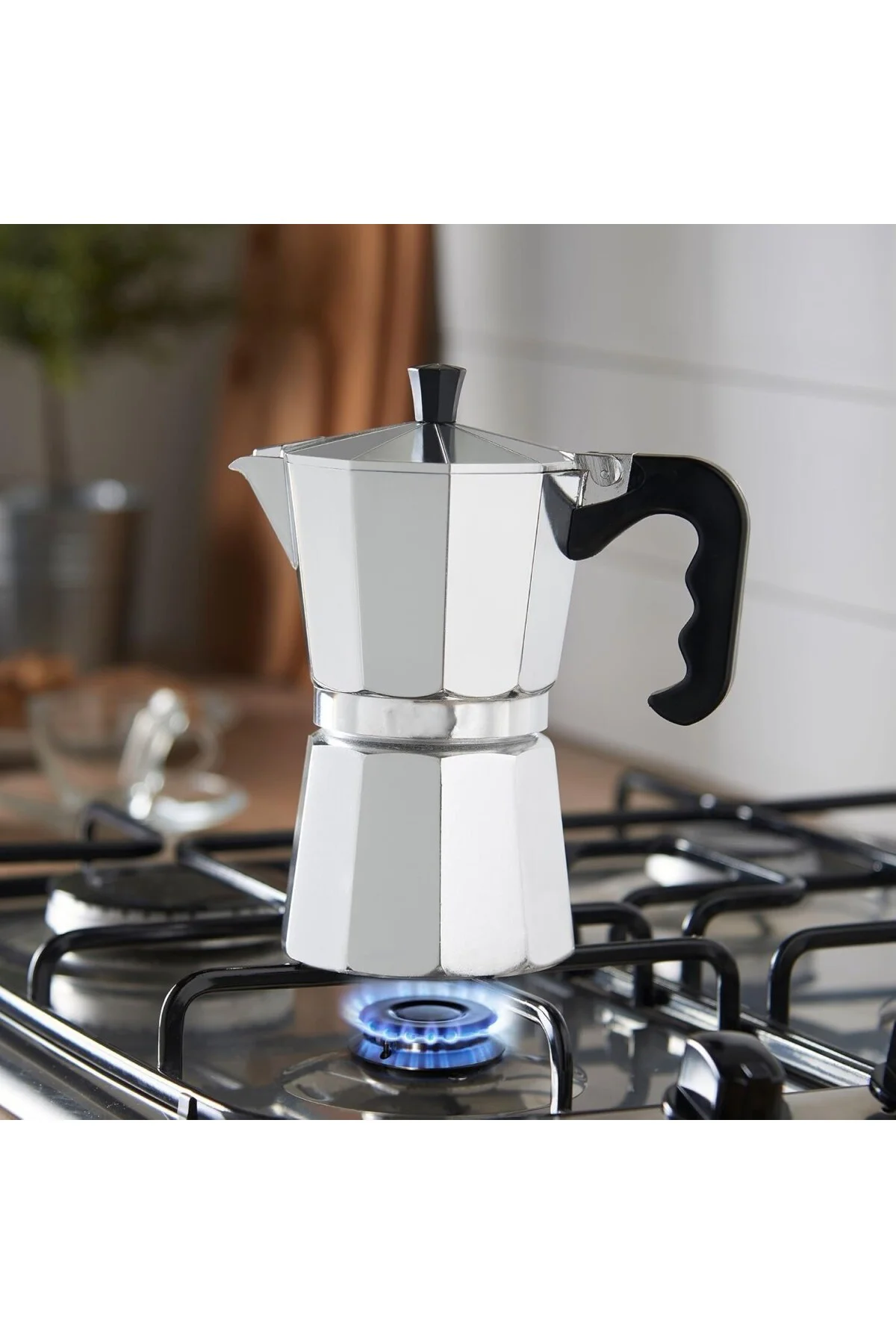 Moka Express Espresso Cezvesi – Ocak Üstü Espresso Pişirici, Alüm
