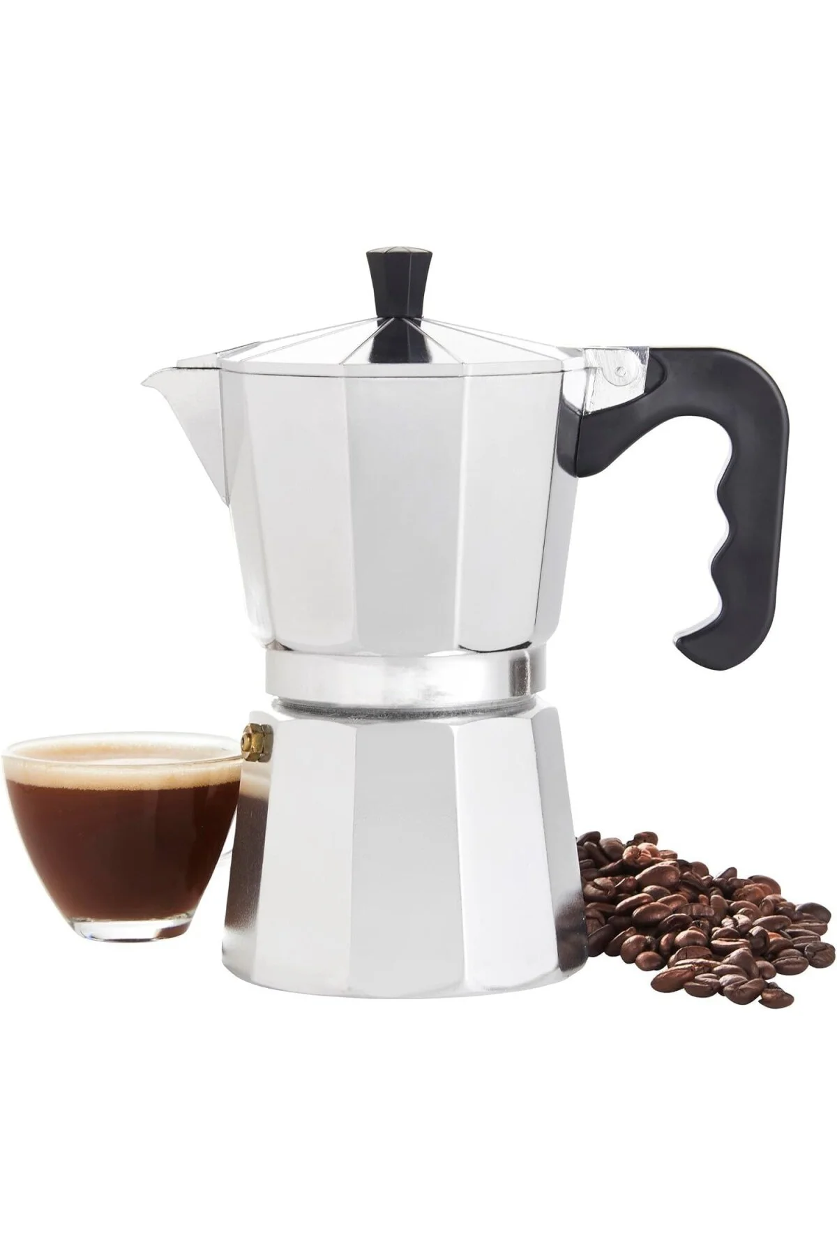 Moka Express Espresso Cezvesi – Ocak Üstü Espresso Pişirici, Alüm