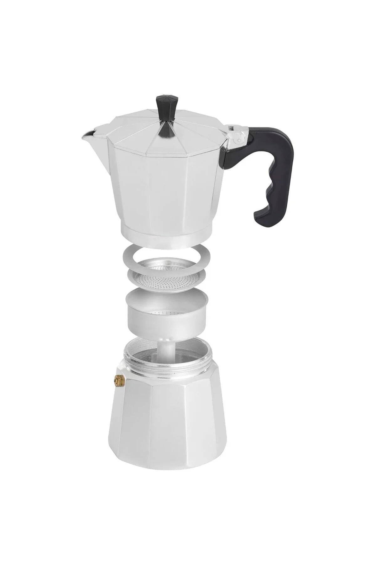 Moka Express Espresso Cezvesi – Ocak Üstü Espresso Pişirici, Alüm