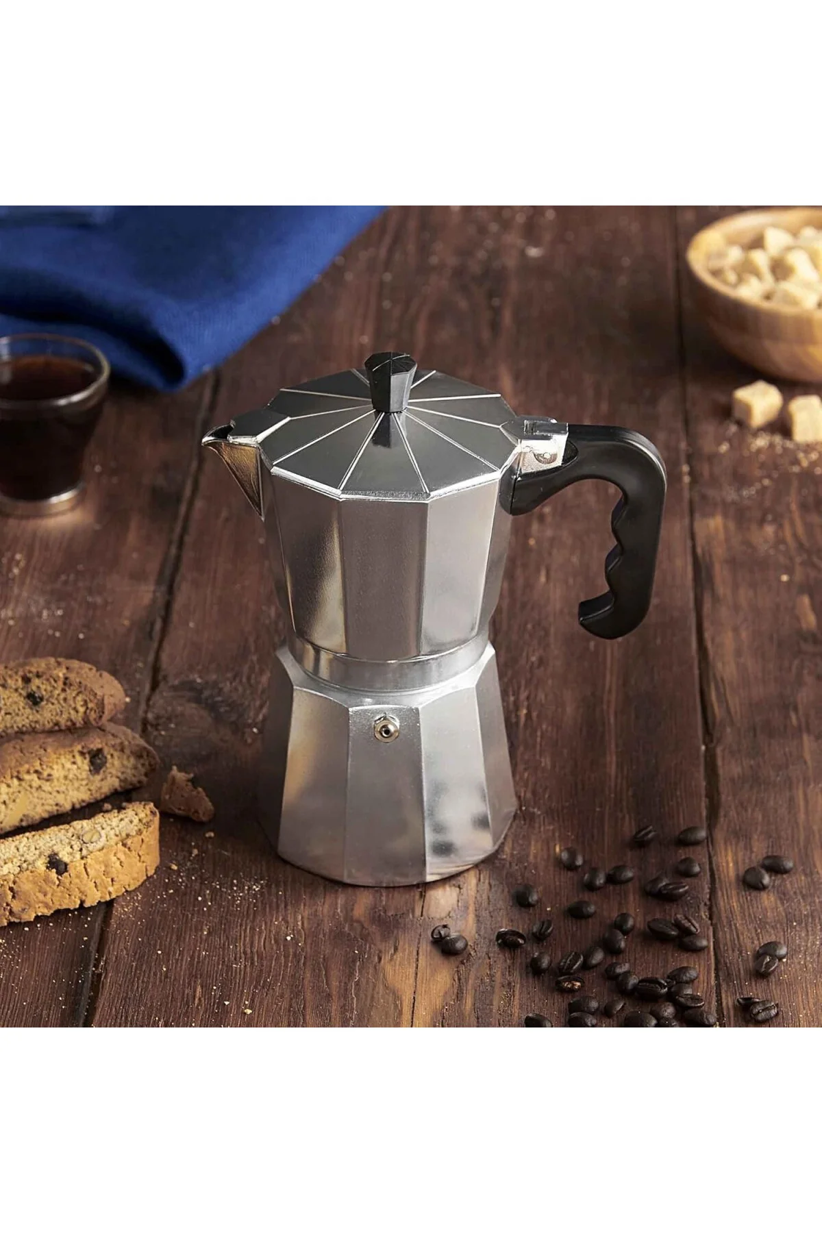 Moka Express Espresso Cezvesi – Ocak Üstü Espresso Pişirici, Alüm